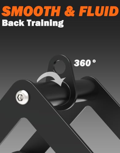 Fitarc Double D Row Handle Cable Attachments for Gym, Non-Slip V Bar Attachment for Home Gym Equipment, T Bar Row Attachment for Back Training, LAT Pulldown Attachments and Cable Machine Attachment - Image 3