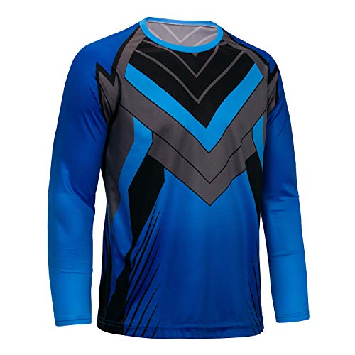 Men's Cycling Jersey MTB Downhill T-Shirt Long Sleeve Mountain Bike Motorcycle Outdoor Bicycle Clothes