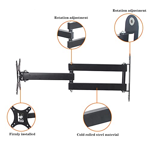 Support mural pour moniteur et téléviseur de 12-24" idéal pour le télétravail - 4