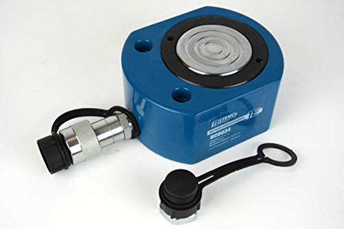 Image of TEMCo HC0034 Low Profile Height Hydraulic Cylinder Puck 50 Ton, 0.63 inch Stroke (Optional Tonnages Availiable)