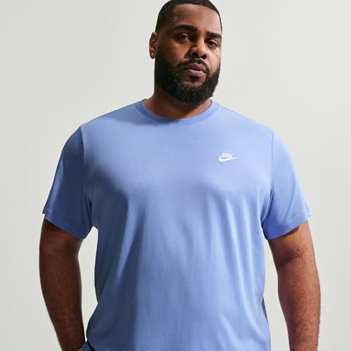 NIKE Sportswear Club Herren-T-Shirt, Royal Pulse, AR4997-494, M – Ansicht 6
