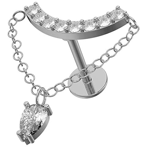AZARIO LONDON Boucle d'oreille Tragus en Acier Chirurgical Cover