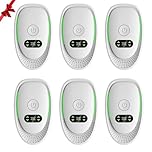 Air Ionizers for Home, Portable Negative Ion Technology Air Purifier Plug In, Quiet Operation Air Freshener for Bedroom, Office, Kitchen, Toilet, Mini Air Cleaner for Smoke, Dust, Odor, Pets Smell (6)