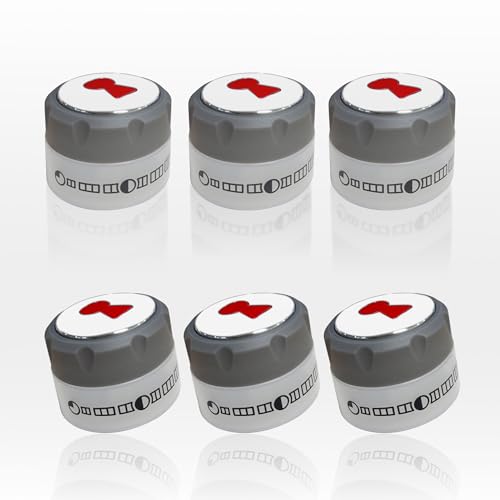 Upgraded 91538 Gas Grill Lighted Control Knobs For Weber Grill 6-Pack