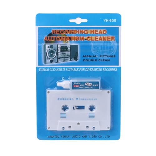 for -Audio Cassette Tape Head Cleaner Demagnetizer for Car, 