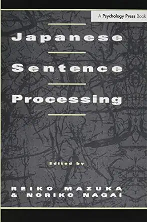 Japanese Sentence Processing-Wow! eBook