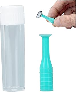 10pcs Upgrade Green Hard Contact Lens Remover Plunger Tool for Eyes, Rgp Plunger for Soft Hard Lenses, Contact Eye Remove...