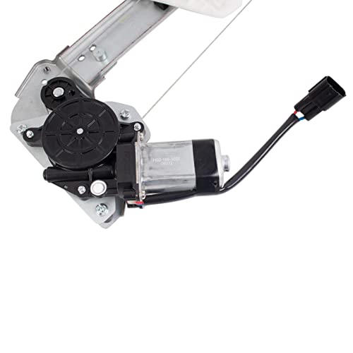 Image of TRQ Rear Passenger Side Power Window Motor and Regulator Assembly Power Compatible with 2008-2012 Honda Accord Sedan 2010-2011 Accord Crosstour 2012-2015 Crosstour