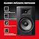 M-Audio BX8 D3 - Professionelle 2 Wege Aktiv Studiomonitor Lautsprecher für Musikproduktion und Mixing mit eingebauter Acoustic Space Control, 1 Stück