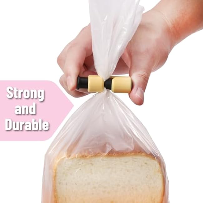 Mr. Pen- Squeeze and Lock Bread Bag Clips, 10 Pack, Squeeze and Lock Bread Clips Reusable
