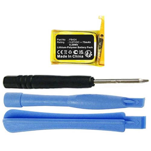 MPF Products 75mAh 391220 Battery Replacement Compatible with Fitbit Inspire 3 Activity Tracker and Fitness Watch FB424