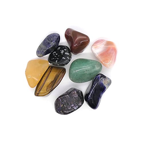 Piedras Pulidas, Reiki de Bolsillo, Chakra, Rocas Minerales, Paquete de 100g (8 a 10 Piedras) Tamaño: Mezcla Grande 25mm - 40mm