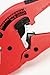 Rothenberger Rocut TC 42 Professional Plastic Pipe Shears with Stainless Steel Blade, Rubberized Handle, Transport Lock - Ideal for Plastic Pipes - 0-42 mm Cutting Range - 52000