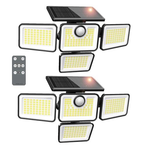2-Pack 6000LM Solar Motion-Sensor Lights - $17.49 w/ Code + 51% Off Code ZFODBXM6 - image 1