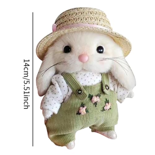 Image of ATORSE Bunny Keychain Trendy Bag Accessories for Boys Girls Stuffed Animal Keychain