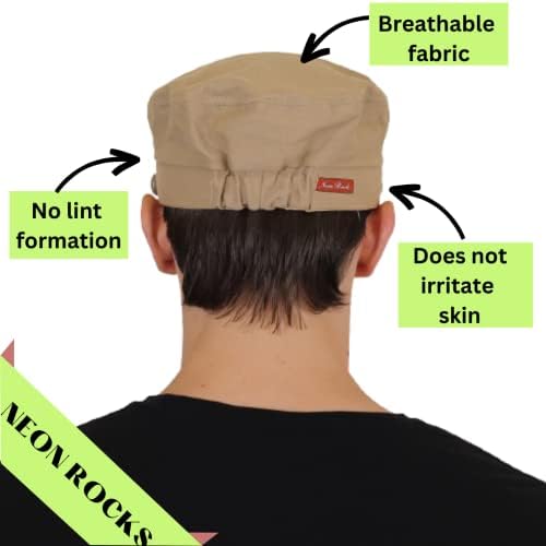 Image of NEON ROCK Men Women Stylish Dori Cap Stylish Premium Cotton Hat Cap for Summer, Winter, Spring, Autumn and All Activities, Freesize Pack of 1
