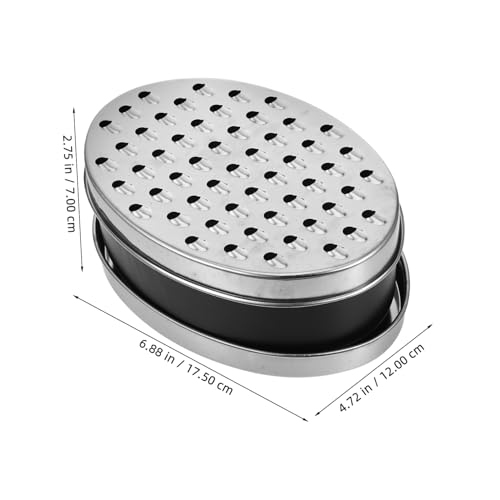 Rallador Manual para Queso con Contenedor Negro miniatura 2