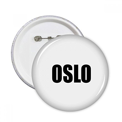 Pins Oslo Norvège pour masquer un trou ou décorer un sac à dos