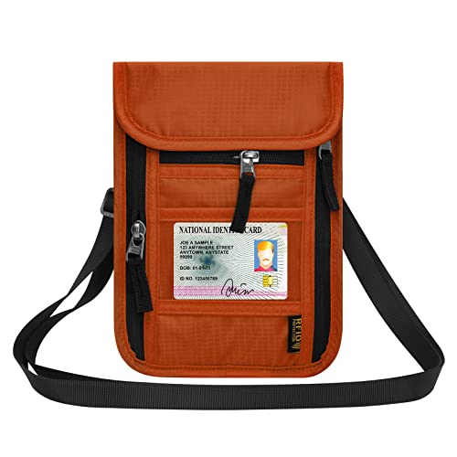 HOTEMIA Neck Wallet for Travel,Passport Holder Neck Pouch for Men Women with Adjustable Neck Strap...
