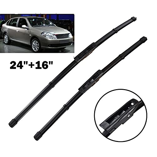Balais d'essuie-glace essuyage silencieux Renault Thalia MK2 2008-2013