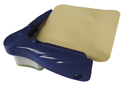 TimeTEX Eckabrunder für Laminierfolien und Papier | Hochwertiger Eckenstanzer | Radius 5 mm | Edelstahl-Stanzmesser