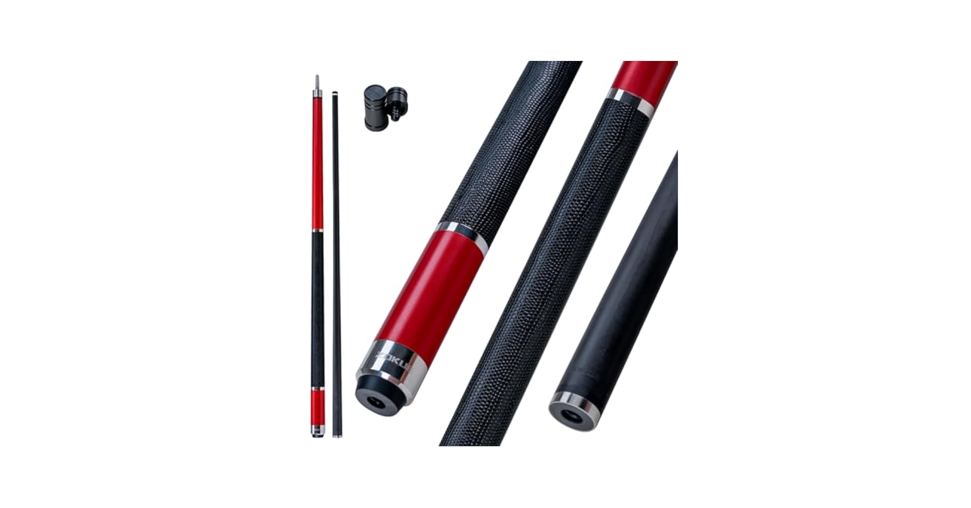 ビリヤードキュZOKUE Carbon Fiber Shaft Zokue Carbon Fiber Shaft - 3/8*8 Pin - 10.5mm/11.5/12.5mm