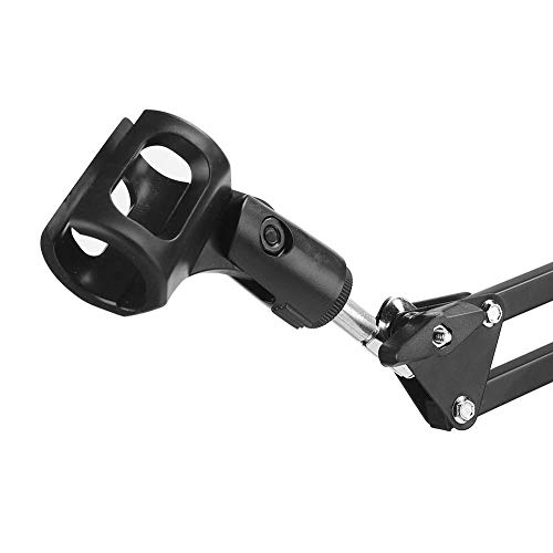 Suporte para microfone, suporte para microfone de braço de suspensão, mesa para microfone dinâmico