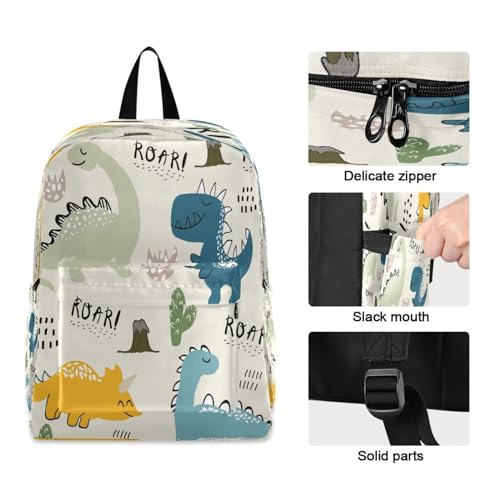 JSTEL Dinosaur Backpack for School Elementary,Kid Bookbag Dinosaur Toddler Backpack Teenager School Backpack,53