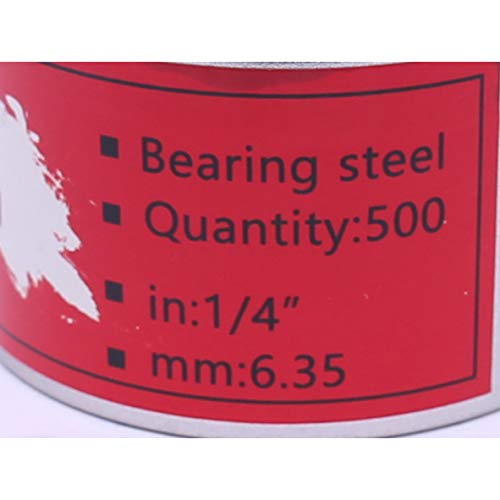 Fkg 1/4" Inch Bearing Balls 500 Qty #TOP3