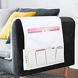 ▶【DISEÑO ANTIDESLIZANTE】La solapa extendida hace que la bolsa de cama se mantenga estable y firme, el material resistente ofrece más agarre. Organizador colgante de cabecera antideslizante, siempre tienes todo a mano, incluso si te despiertas a medianoche.