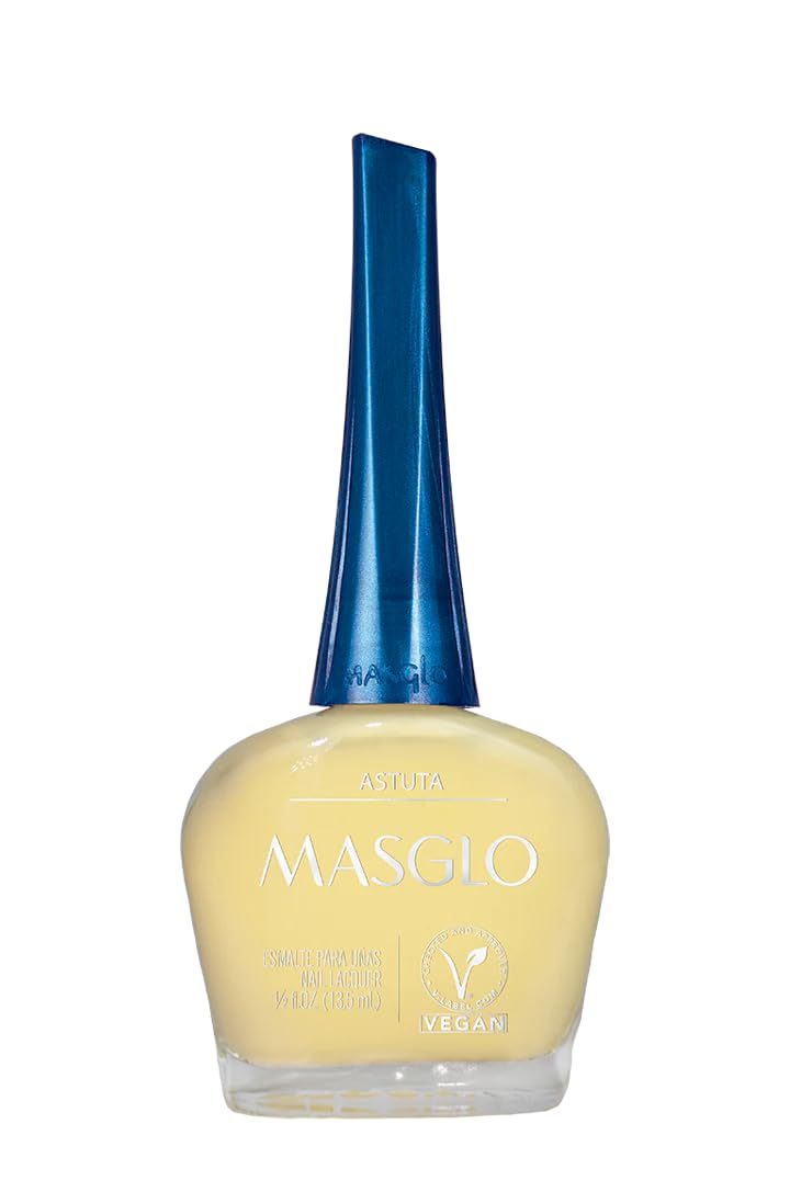 MASGLO Tradicional Nail Polish 13-Free Formula Up to 7 Days of Wear High-Coverage Glossy Finish Vegan 0 5