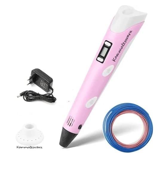 Image of 3D Pen with Adapter in 3D Printing pens with LCD Display for Kids and Adults(Multicolor) (with Adapter)