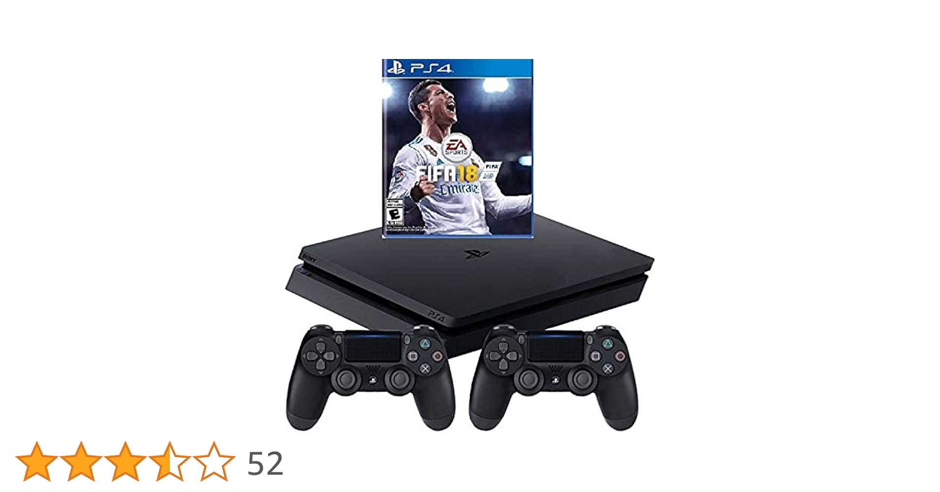 Sony PlayStation 4 1TB Console (Black) with Extra Controller