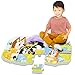Bluey Foam Puzzle Mat Set - Bundle with 16 Pc Foam Floor Puzzle for Kids Plus Stickers, More | Bluey Jigsaw Puzzles for Kids, Boys, Girls