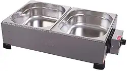 Derretedeira 2 Cubas 2.5 kg, 220V, Marchesoni Profissional, Inox