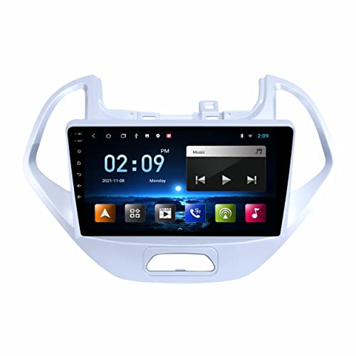 Image of Trony 9 Inches Advanced Car Radio Receiver Android 10 System for Ford New Aspire with 2GB /16GB RAM & ROM with Wired Apple Carplay and Android Auto