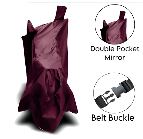 Image of AutoCart Bike Scooty Motorcycle Cover for Premium Bike (Vine Color) Also Suitable for All 125 CC Bikes and Scooty and Upto 150cc Pack of 1 | Design for Suzuki GIXXER