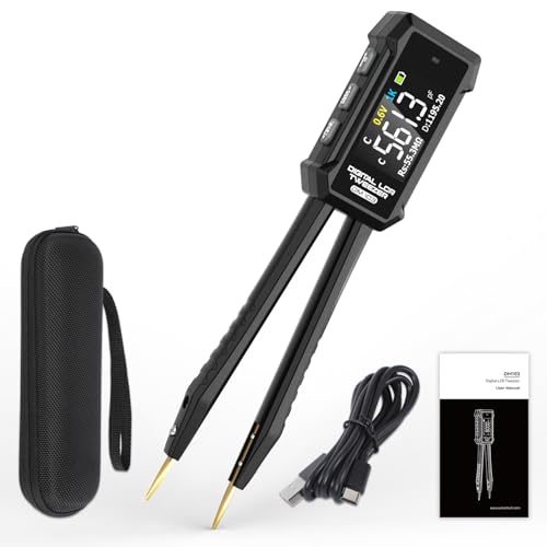 DM103 LCR Meter Tweezer, 0.5% High Accuracy Digital SMD Tester fo...