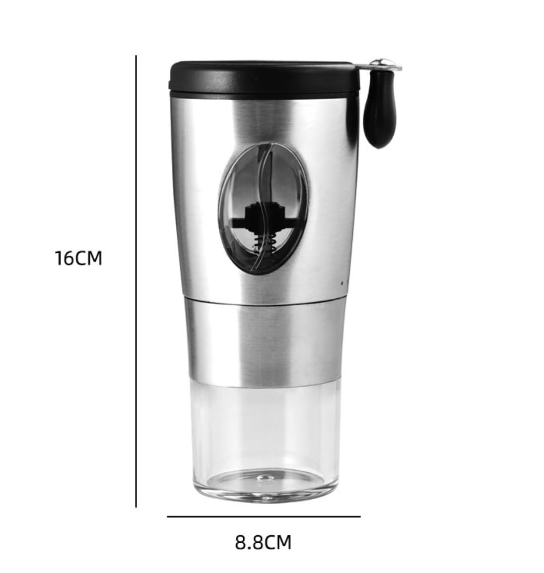 French Press Ręczny Młynek Do Kawy Z Uchwytem Ze Stali Nierdzewnej Ekspres Dzbanek Kawy