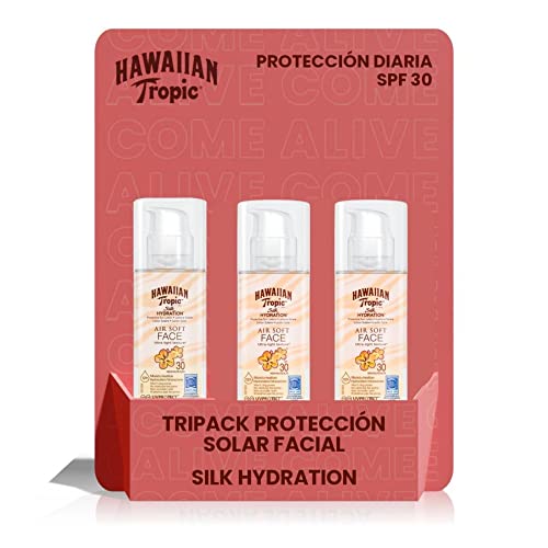 Creme solaire pour le visage Hawaiian Tropic Silk Hydration Air Soft Face SPF30 50ml