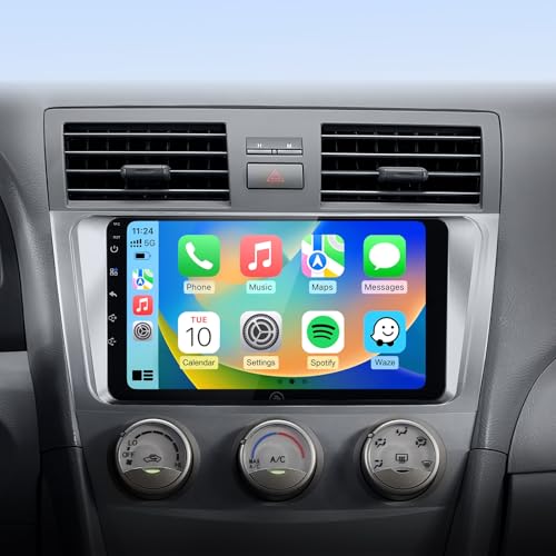 64G Car Stereo Radio for Toyota Camry 2007-2011 9 Inch IPS HD Touch Screen Wireless CarPlay Android Auto/WiFi/GPS/FM/SWC/Bluetooth/1080P Backup Camera