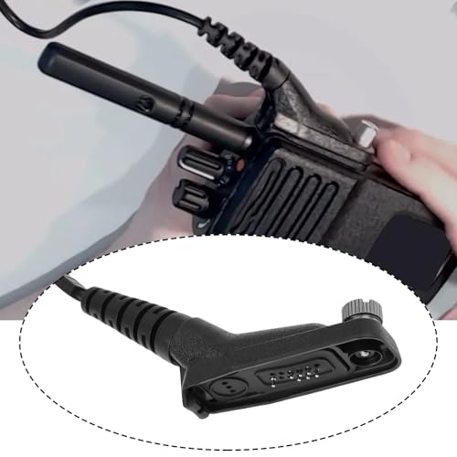 Écouteur à fil microphone acoustique PTT moyen pour radio Motorola XPR 6550 7550 - 3