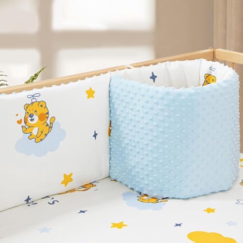 Generisch Safety Bed Guard, Bed Circumference Fall Protection, Bed Rail for Toddlers Kids, Rail Liner Cover Bedside Protection, Cushion Side Protectors Round Surrounds