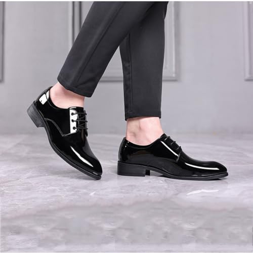 Men's Patent Leather Oxford Formal Business Dress Shoes Slip-Resistance Modern Suit Tuxedo Shoes for Men3