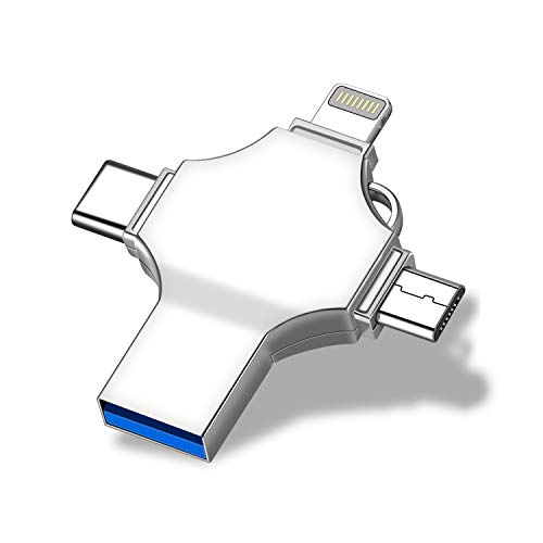 3.0 SD Lector de Tarjetas, 4 en 1 Micro Claves Lector Compatible...