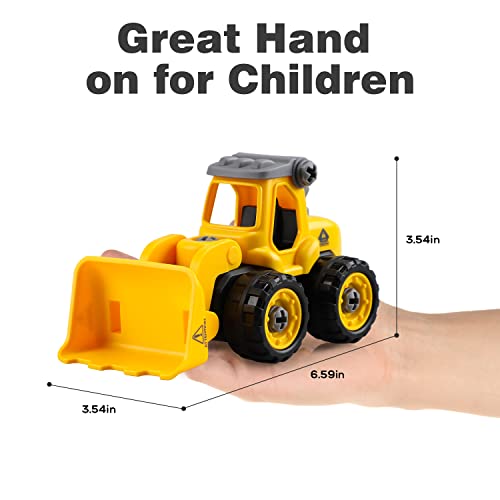 Toy Life Constructions Toys Vehicles Trucks Take Apart Toys Sandbox Toys Trucks Set Excavators Building Car Toys With Drills - Best Gifts Truck Toys For Boys Kids Toddlers 3 4 5 6 7 8 Years Old #TOP5