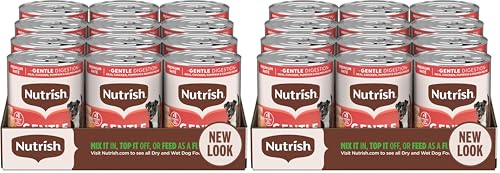 Image of Nutrish Gentle Digestion Premium Pate Wet Dog Food,Real Chicken,Pumpkin & Salmon Recipe,13 oz. Can,(Rachael Ray),(Pack of 24)