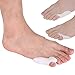 Dr.Koyama Pinky Toe Bunion Variety Corrector Straightener Splint Separator Protector -Tailor's Bunion Pain Relief (3 Pairs)