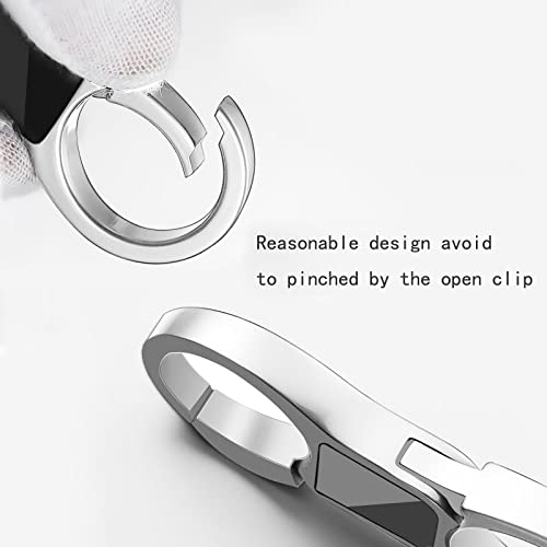 image for Idakekiy Key Chain Quick Release Spring with 4 Key Rings Heavy Duty Ca