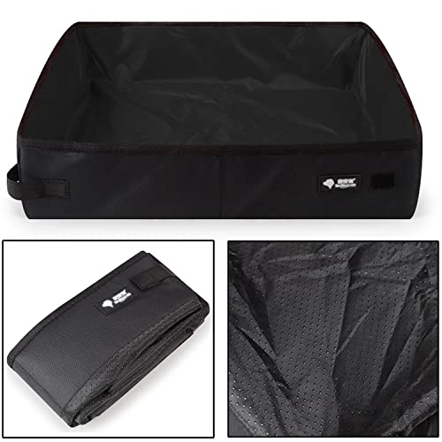 Portable Cat Travel Litter Tray, XXL Foldable Travel Cat Litter Box 50 x 40 cm, Large, Waterproof - Image 2